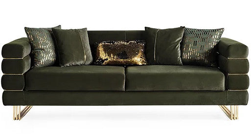 PORTOFINO Olive Green Luxury Livingroom Set