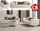 PORTOFINO Off-White Sofa & Loveseat