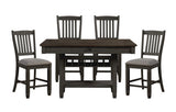 PORTSVILLE Black 5 Piece Counter Set