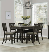 PORTSVILLE Black 5 Piece Counter Set