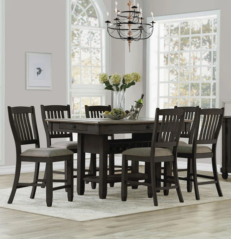 PORTSVILLE Black 20" Wide Counter Height Chair