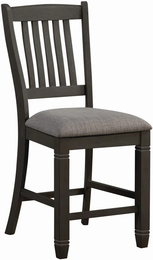 PORTSVILLE Black 7 Piece Counter Set