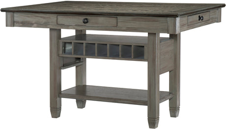 PORTSVILLE Gray 7 Piece Counter Set