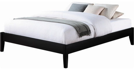 VARSITY Black Platform Bed
