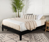 VARSITY Black Platform Bed