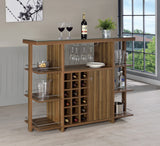 PREISY 54" Wide Bar Unit with Storage