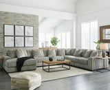 PREZZA Gray 174" Wide Modular Sectional