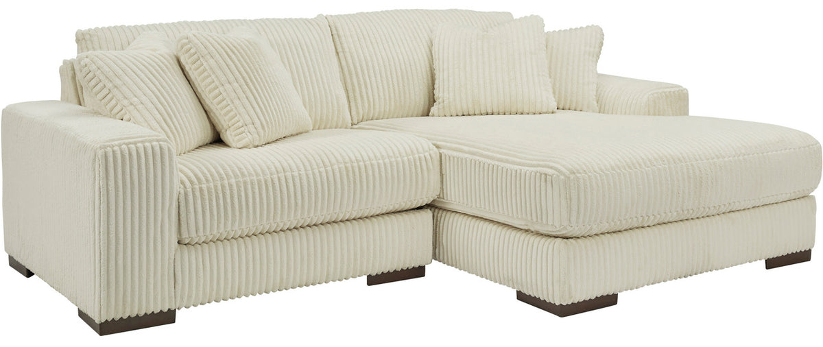PREZZA Ivory 102" Wide Modular Sectional