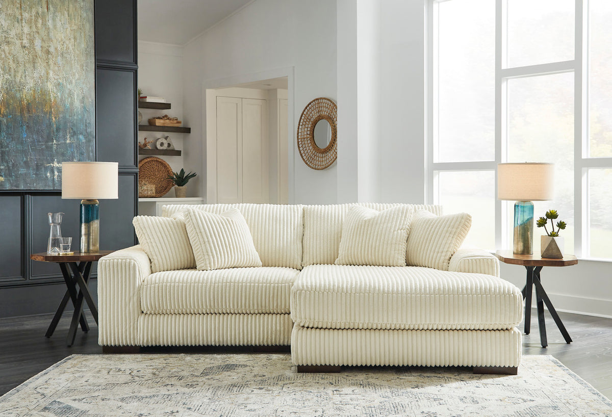 PREZZA Ivory 102" Wide Modular Sectional