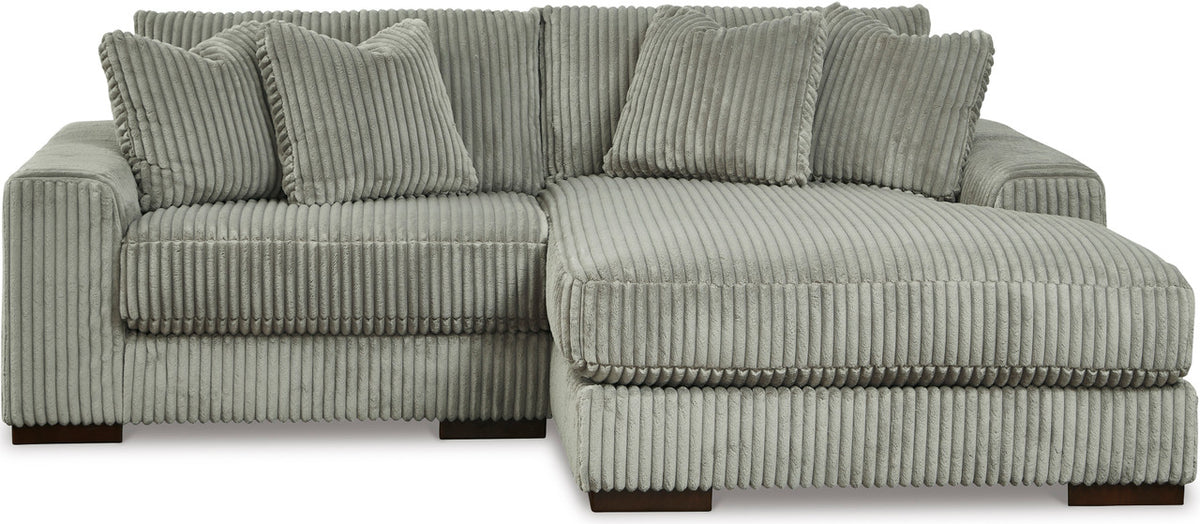 PREZZA Gray 102" Wide Modular Sectional