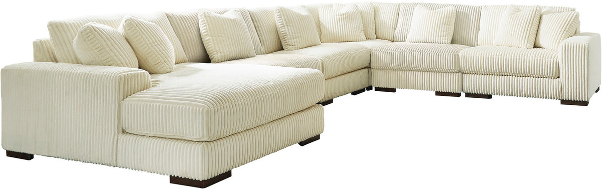 PREZZA Ivory 174" Wide Modular Sectional