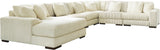 PREZZA Ivory 174" Wide Modular Sectional
