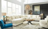PREZZA Ivory 174" Wide Modular Sectional