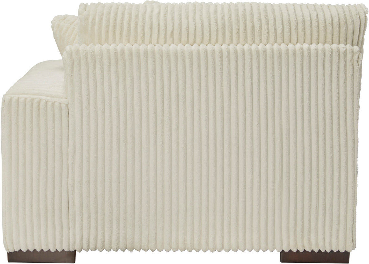 PREZZA Ivory 51" Wide Right Arm Chaise