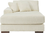 PREZZA Ivory 51" Wide Left Arm Chaise