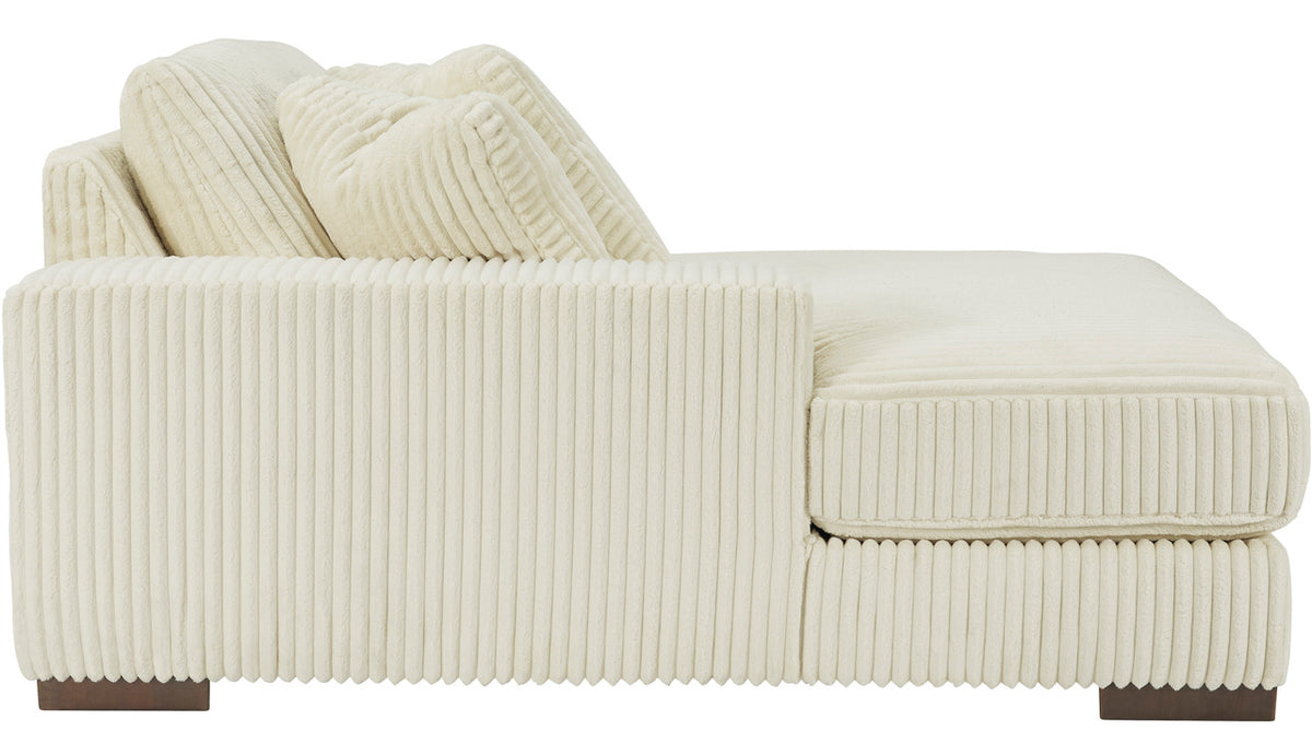 PREZZA Ivory 51" Wide Left Arm Chaise