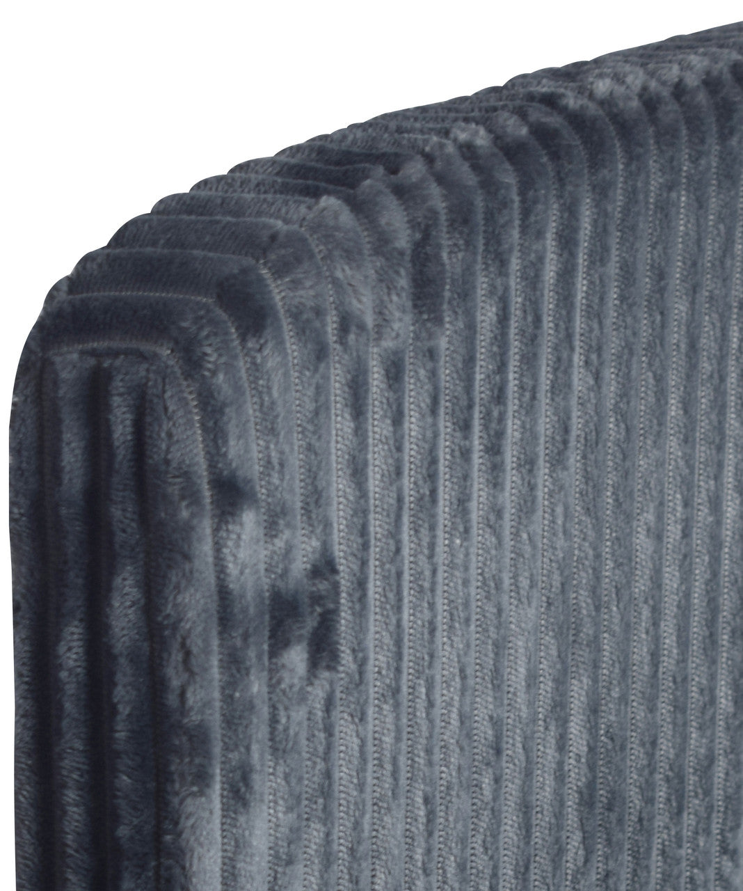 PRINCETON Gray Corduroy Velvet Bedroom Set