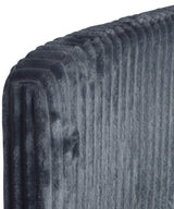 PRINCETON Gray Corduroy Velvet Bedroom Set
