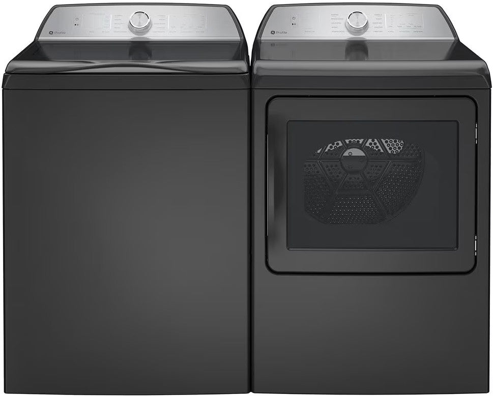 PROFILE T25 Diamond Gray 5.0 cu. ft. Washer & 7.4 cu. ft. Dryer Pair