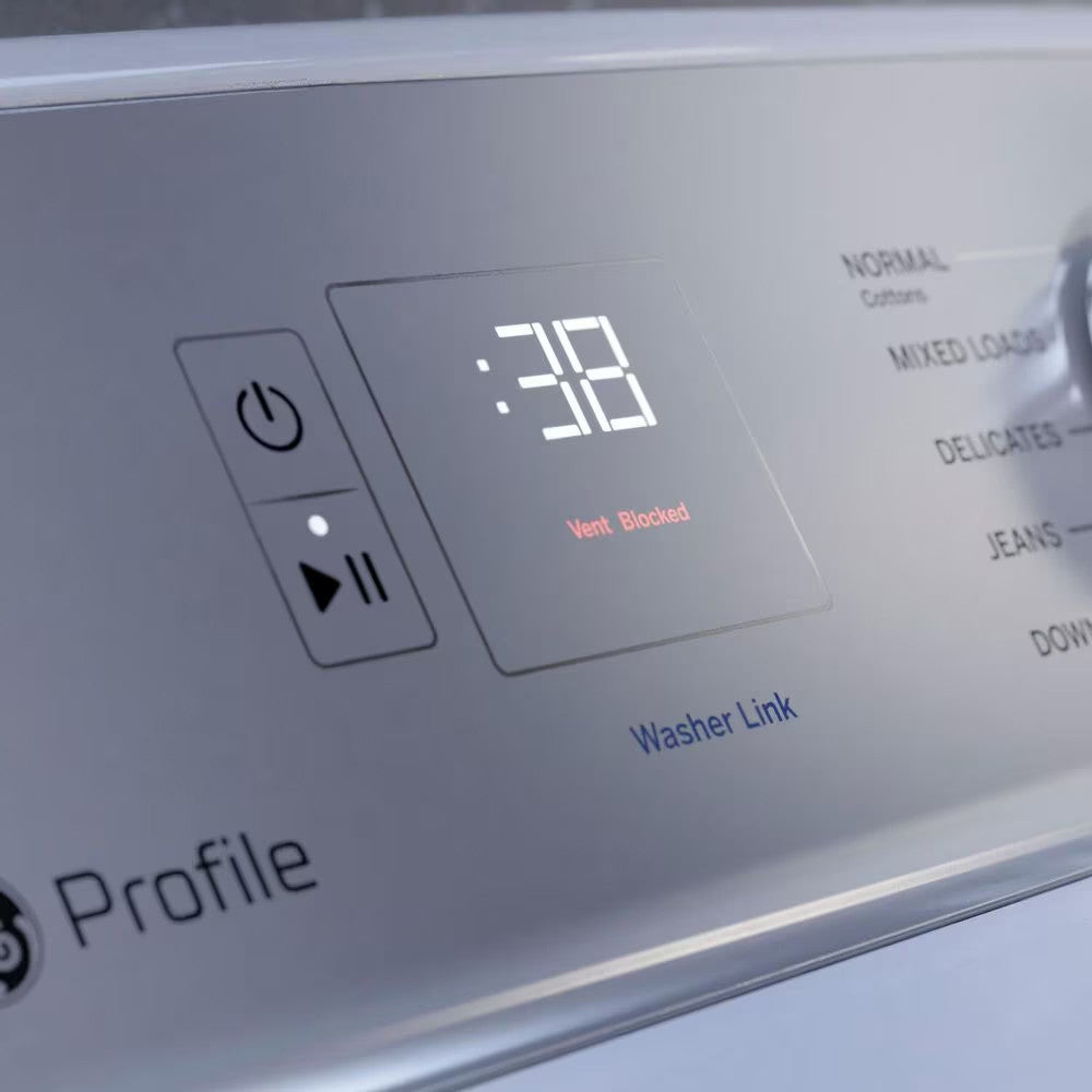 PROFILE T25 Diamond Gray 5.0 cu. ft. Washer & 7.4 cu. ft. Dryer Pair