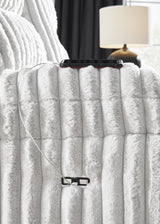 PULITZER Alloy Corduroy 45" Wide x 44" Depth Power Recliner