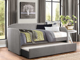 PAIGE Gray Daybed with Trundle