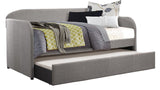 PAIGE Gray Daybed with Trundle