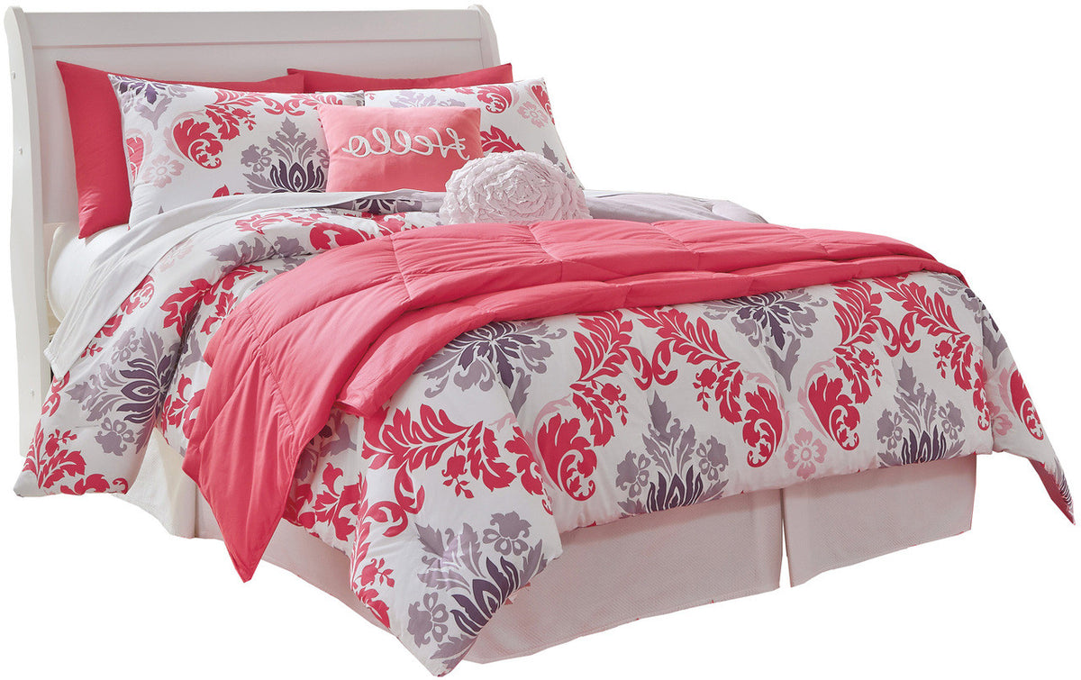 PARIS White Youth Headboard Bedroom Set
