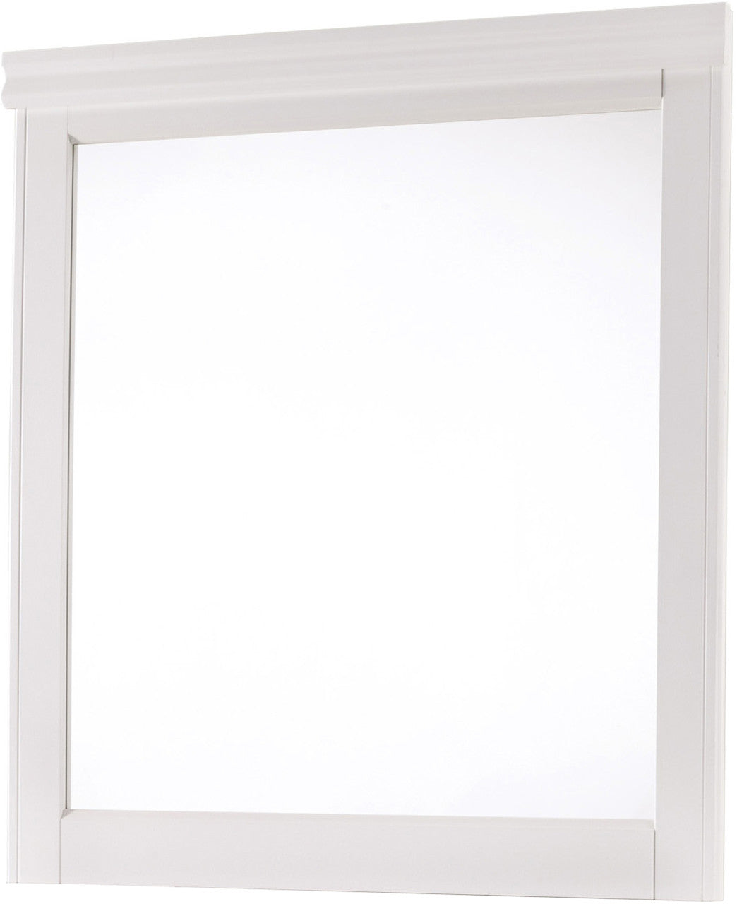 PARIS White 60" Wide Dresser & Mirror