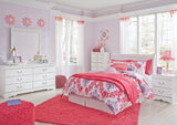 PARIS White Youth Headboard Bedroom Set