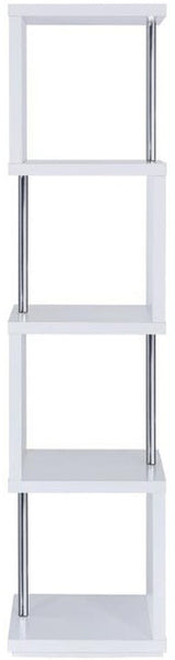 PARKER White 16" Wide Bookshelf