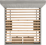 PAULA Gray Storage Bed