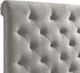PAULA Gray Storage Bed