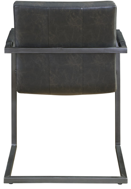 Peter Office Gray & Black Chair