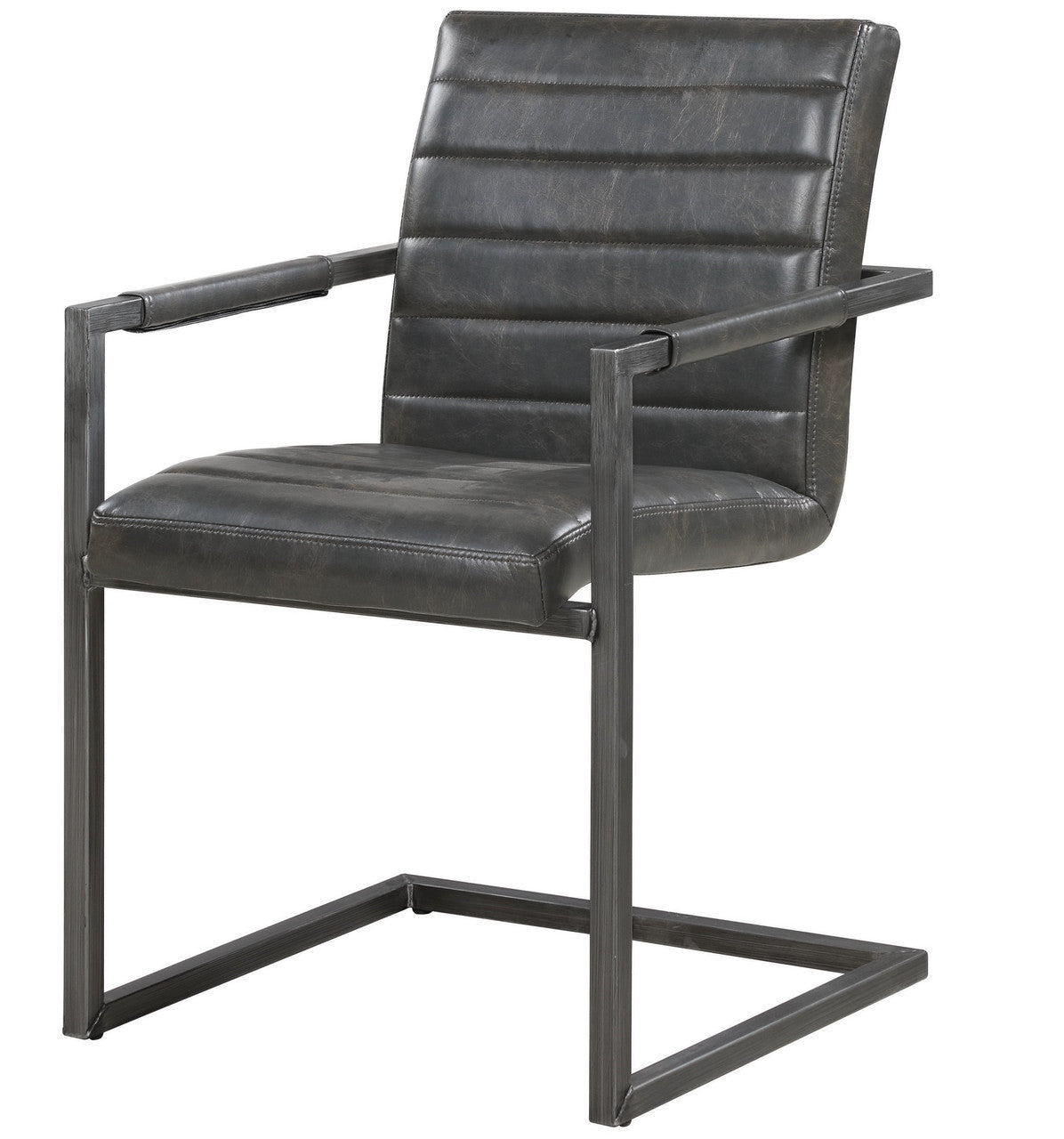 Peter Office Gray & Black Chair