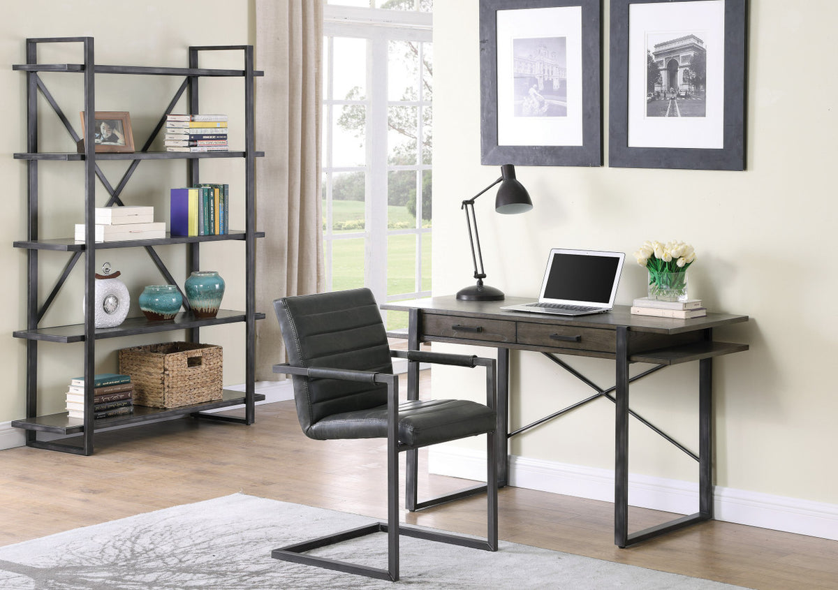 Peter Office Gray & Black Chair