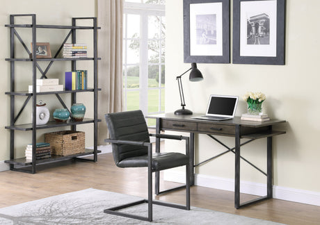 Peter Office Gray & Black Chair
