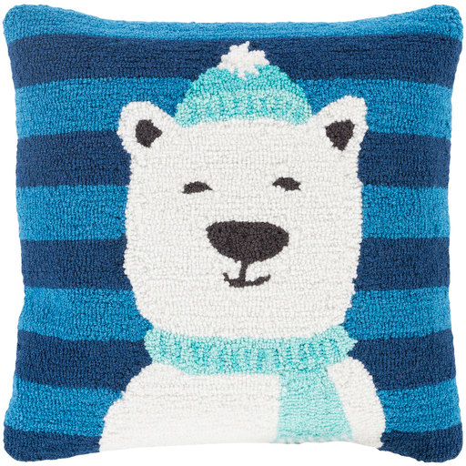 Designer Polar Bear Throw Pillow