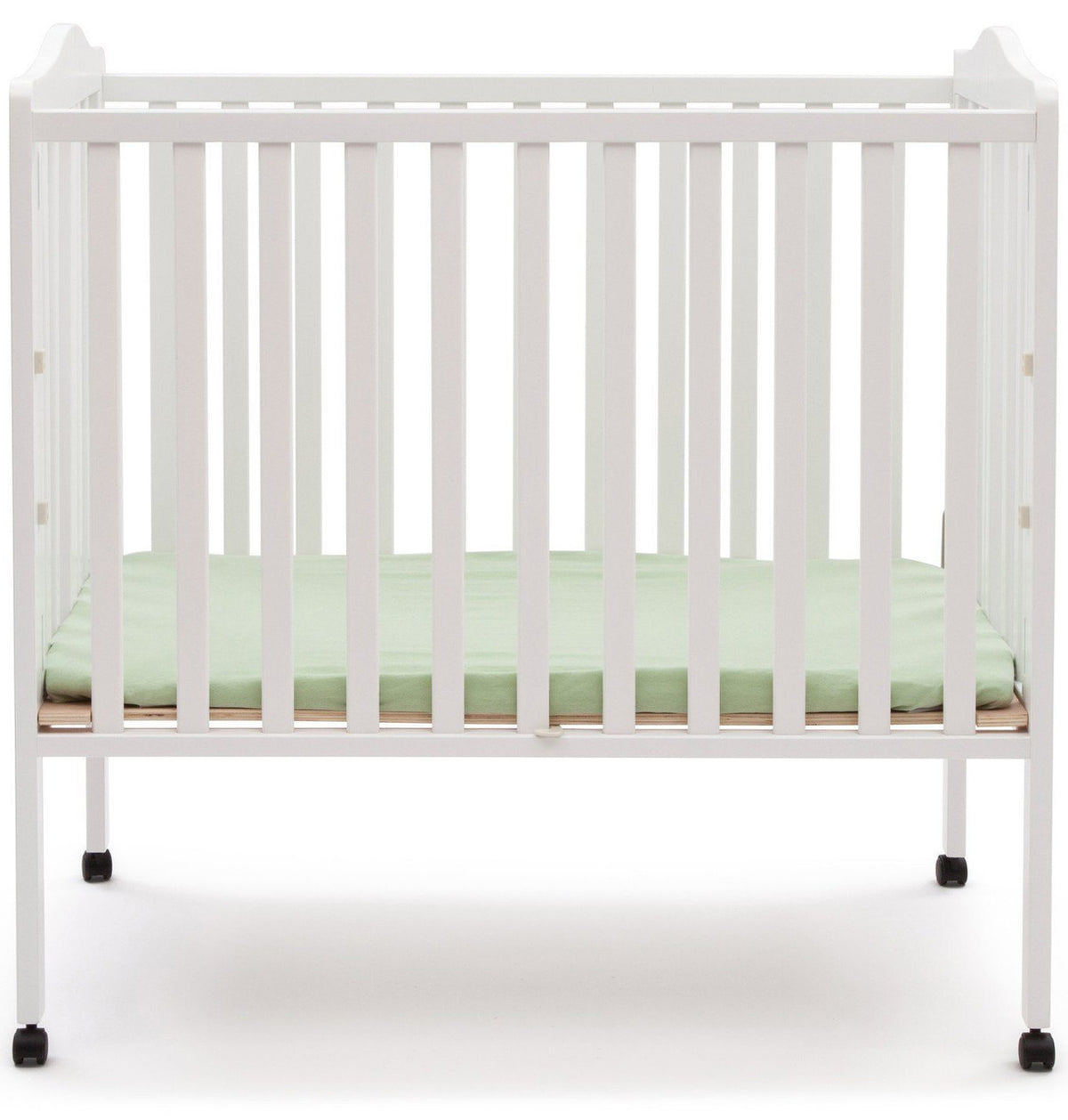 Portababy White Crib with Mattress