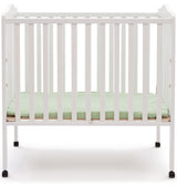 Portababy White Crib with Mattress