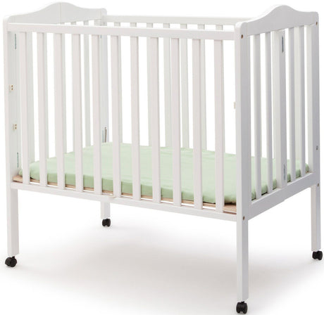 Portababy White Crib with Mattress