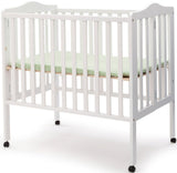 Portababy White Crib with Mattress