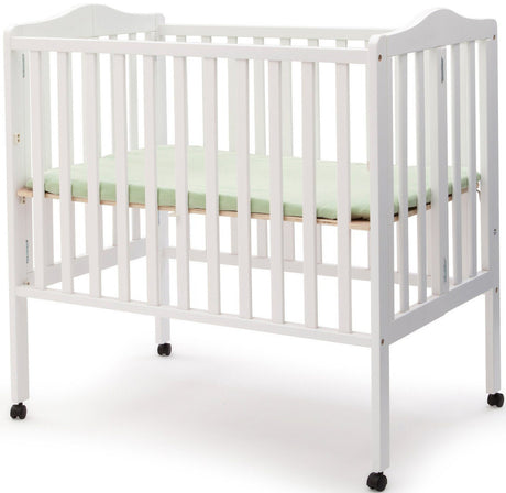 Portababy White Crib with Mattress