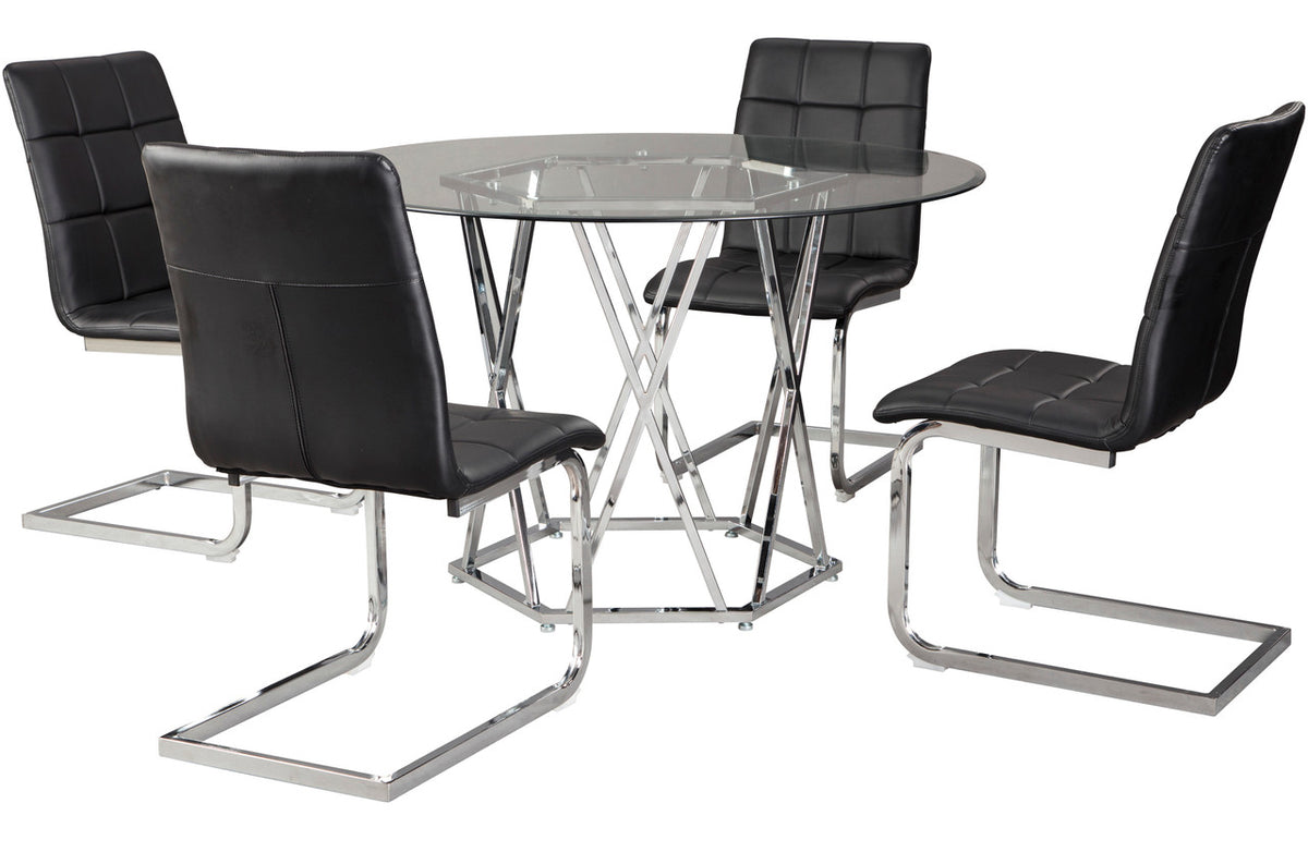 PROKTI Black 18" Wide Chair