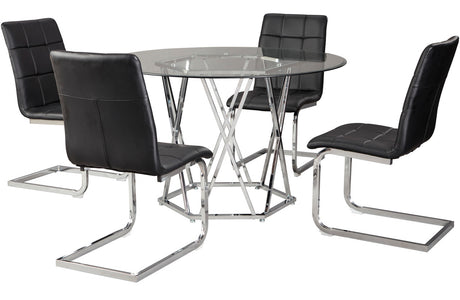 PROKTI Black 18" Wide Chair