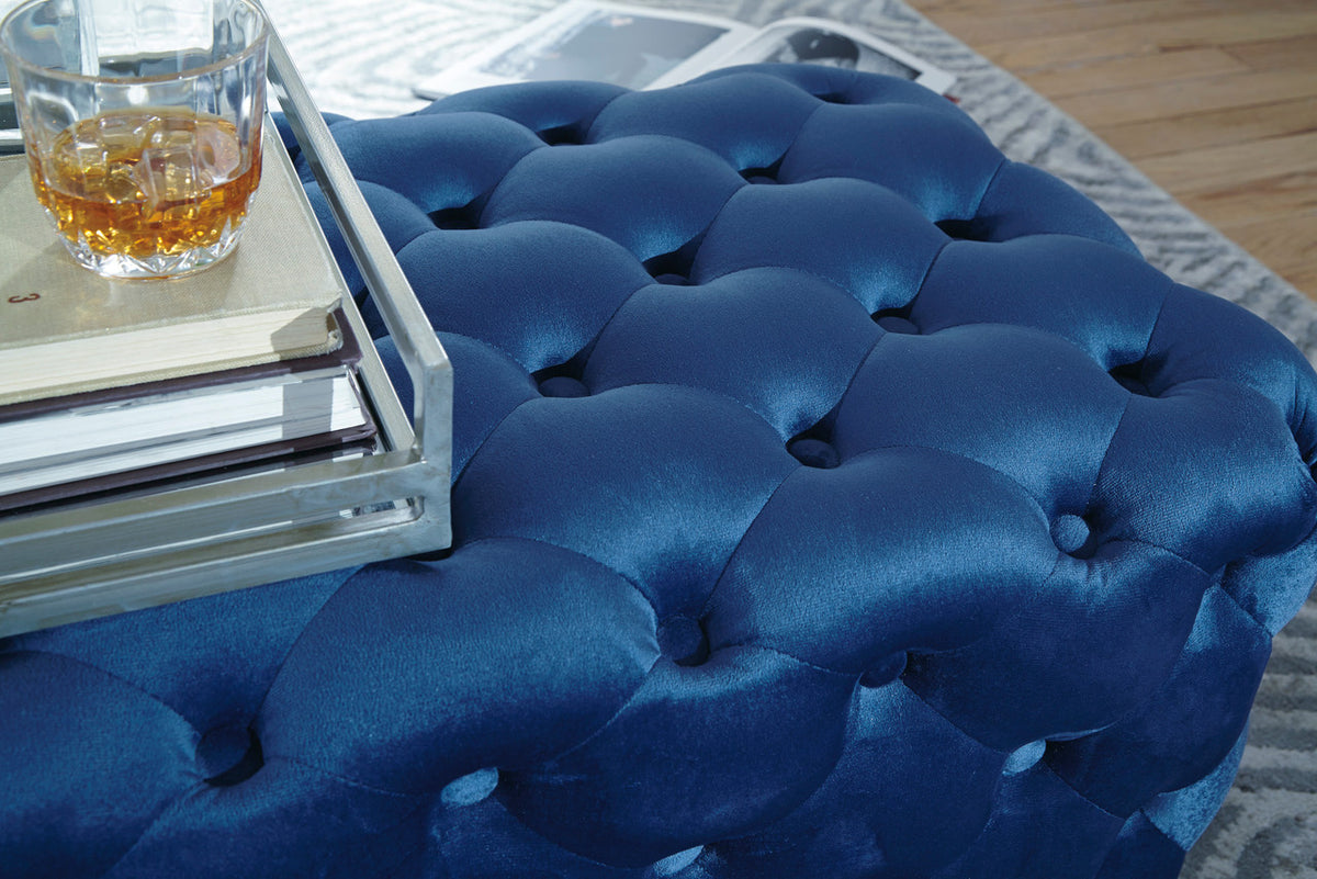 PUNA Blue Ottoman