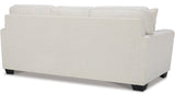 QEZNA Off-White 87" Wide Queen Sofa Sleeper