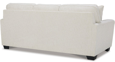 QEZNA Off-White 87" Wide Queen Sofa Sleeper