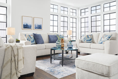 QEZNA Off-White 39" Wide Chair