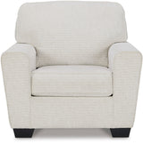 QEZNA Off-White 39" Wide Chair